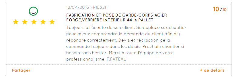 avis-client-metal-creation-garde-corps-etoile-note