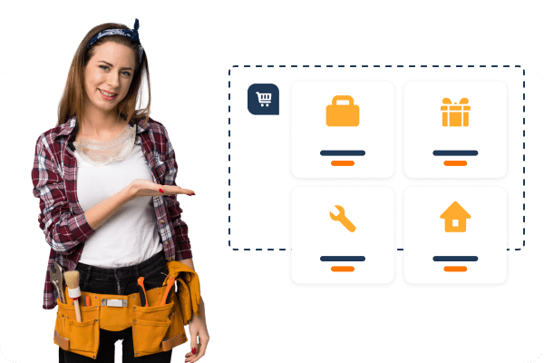 Création de votre page e-shop sur votre site internet – White